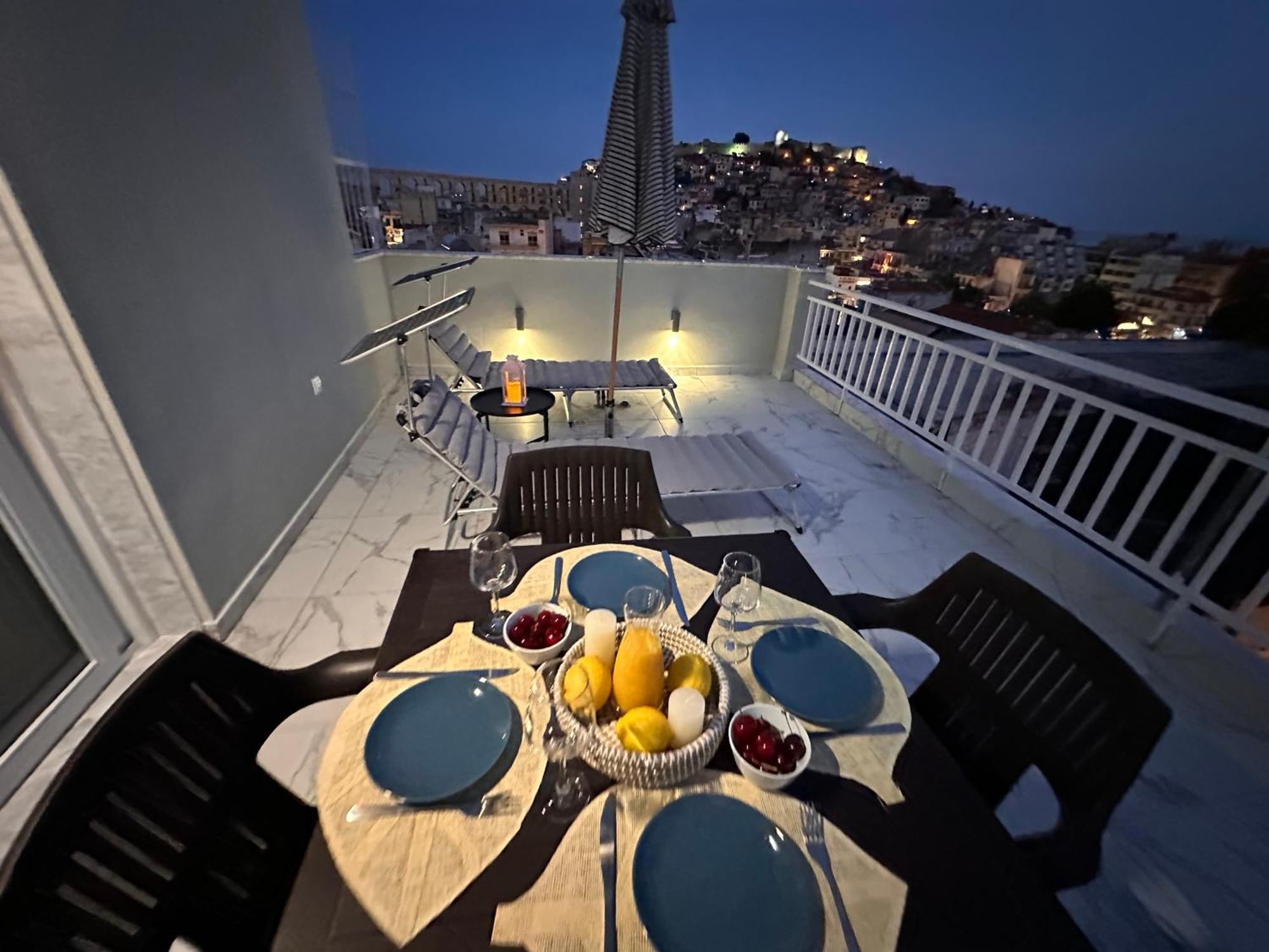Апартаменти Vista Kavala Center Екстер'єр фото