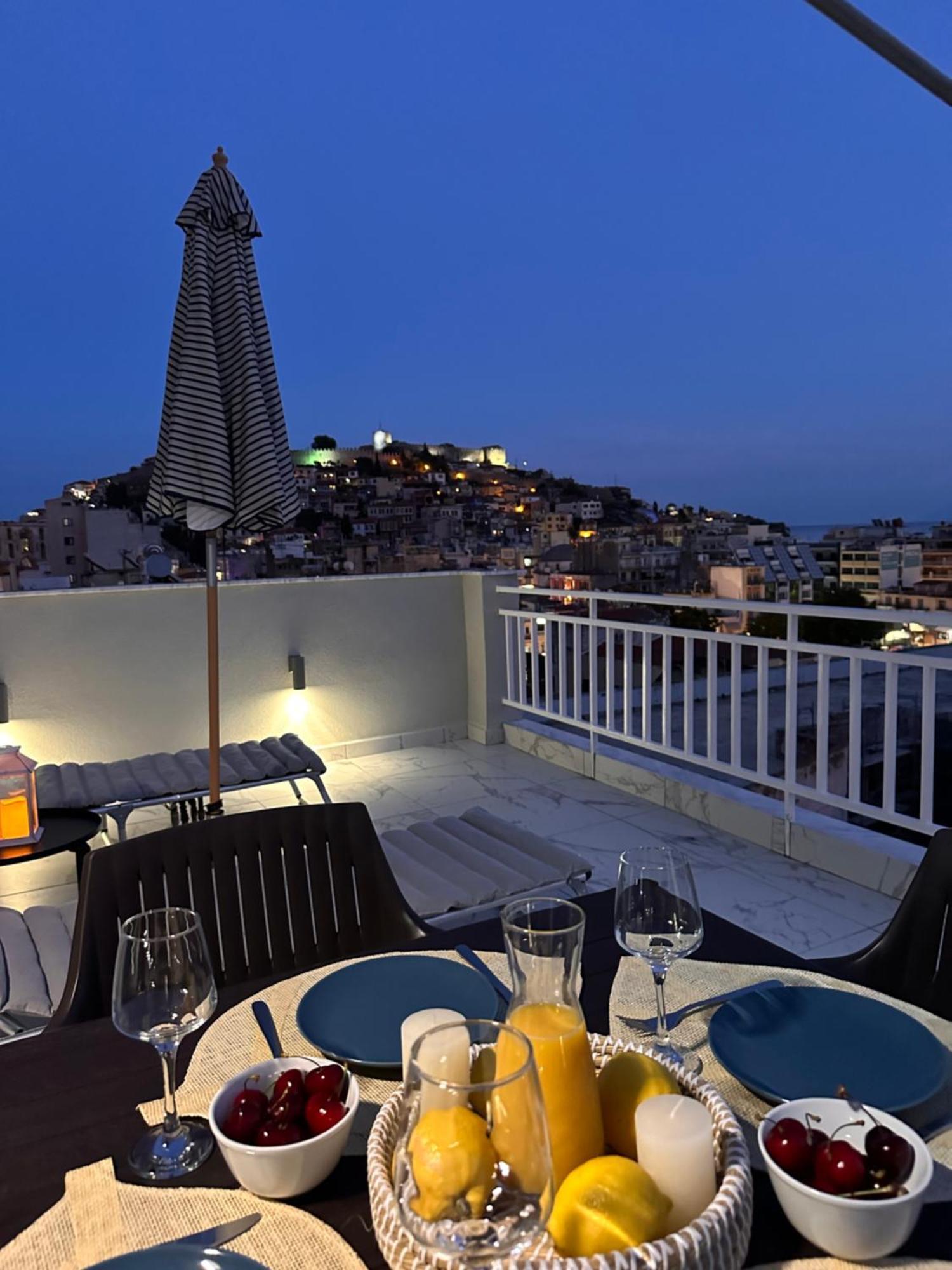 Апартаменти Vista Kavala Center Екстер'єр фото