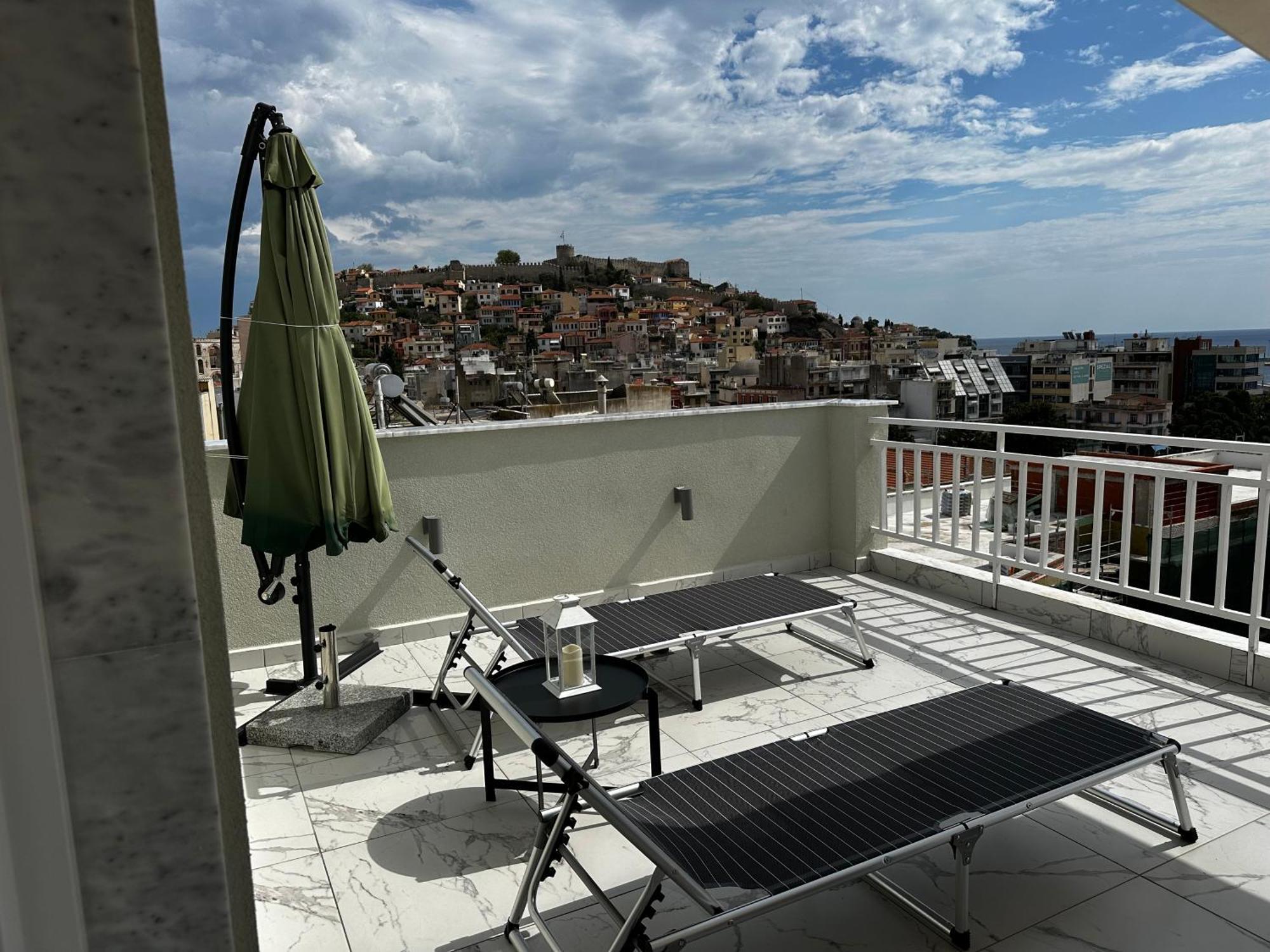 Апартаменти Vista Kavala Center Екстер'єр фото